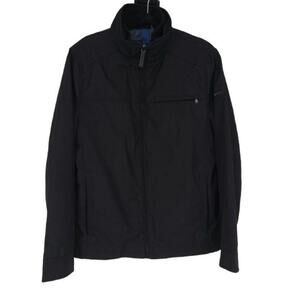 Calvin Klein Men's Black Full Zip Poly Bonded Lightweight Jacket Size Small